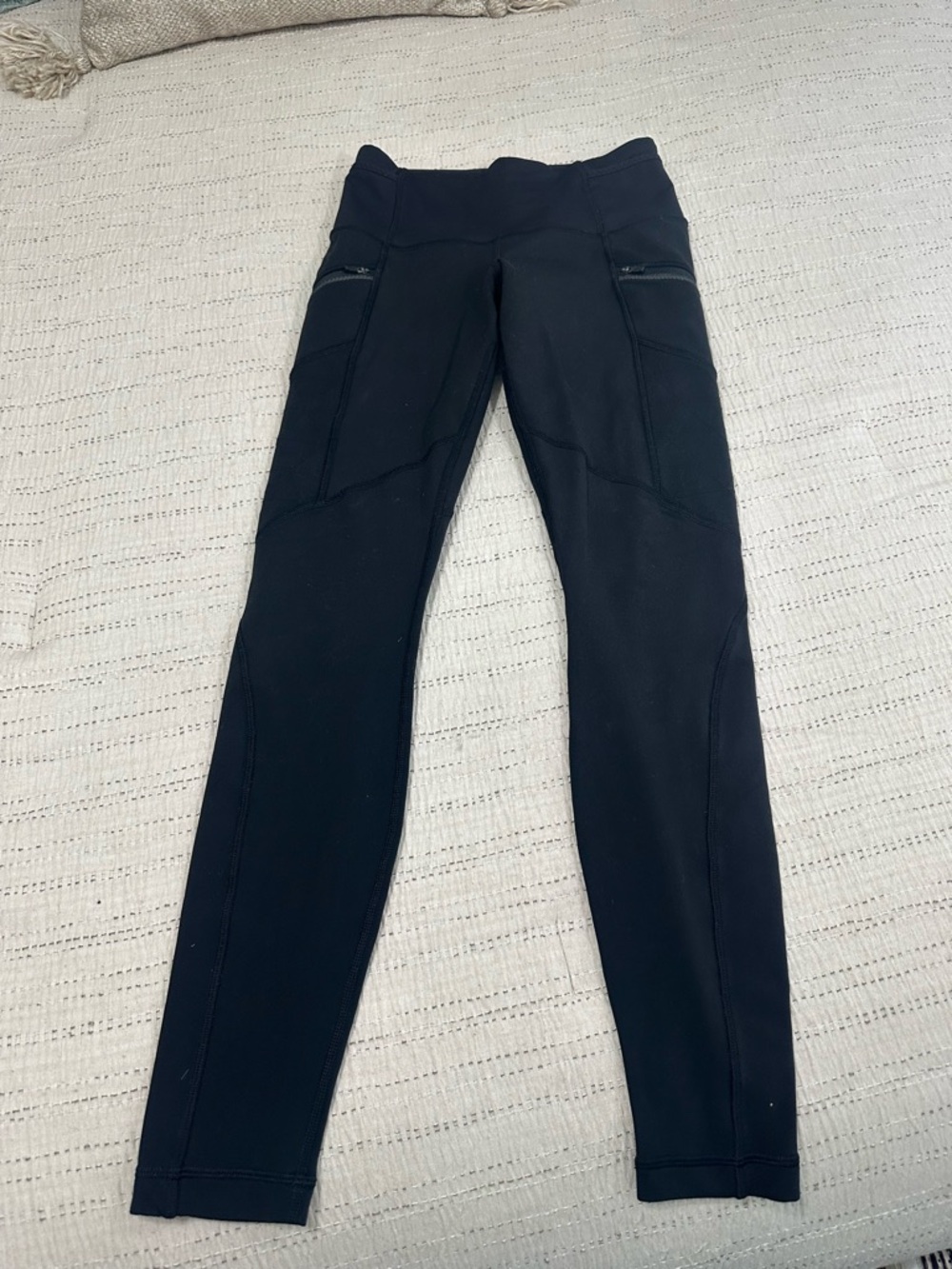 lululemon athletica Black High-Rise Zip Pocket Leggings